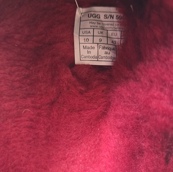 UGG Red Suede Clogs - Picture 7 of 7